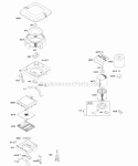 Air Cleaners Diagram and Parts List for 294442-0360-01  Briggs and Stratton Engine